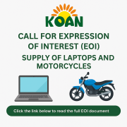 KOAN EOI Supply of Laptops and Motorcycles